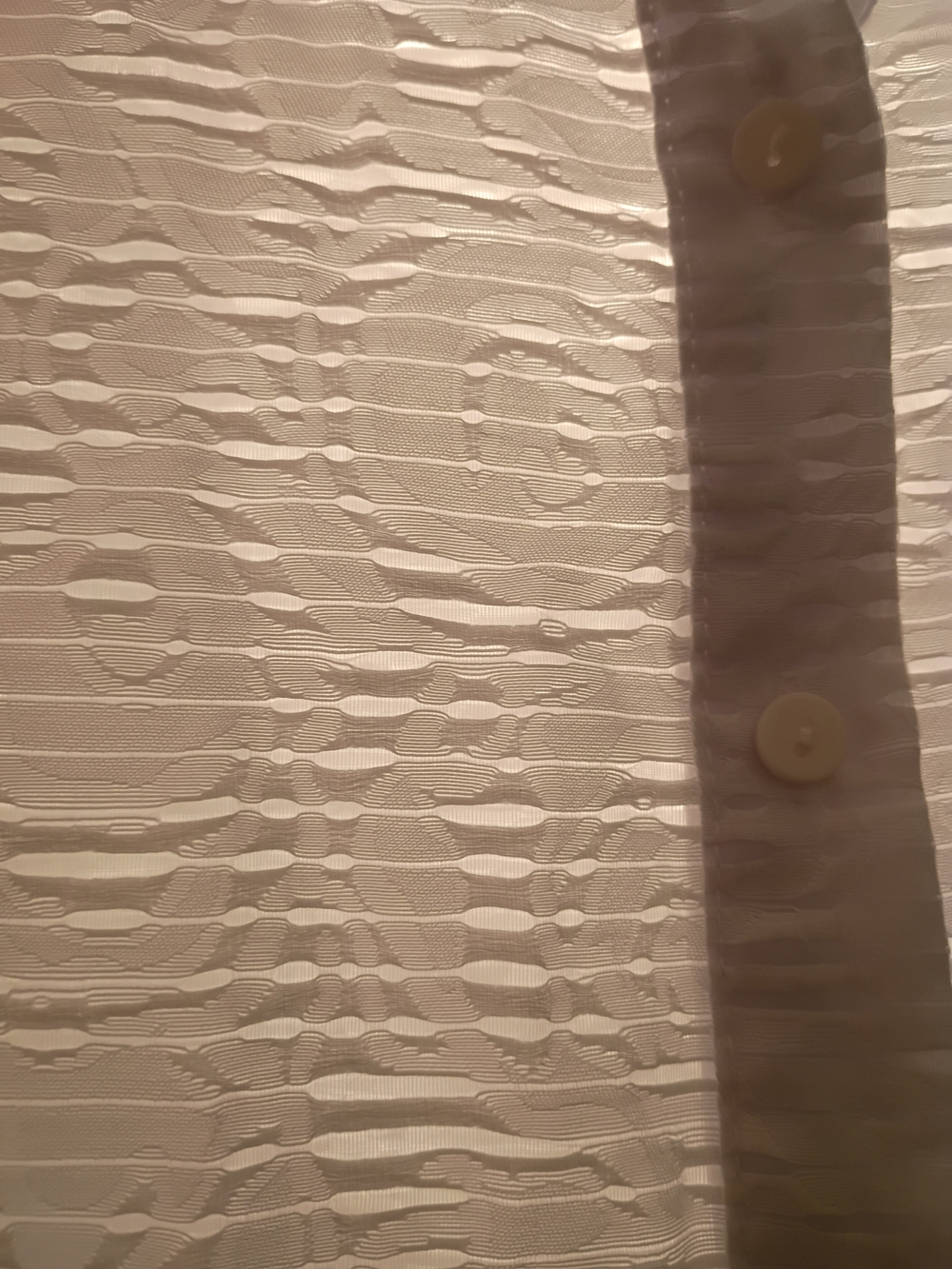 Coldwater Creek Ivory Textured Button-Down Shirt - Picture 4 of 6